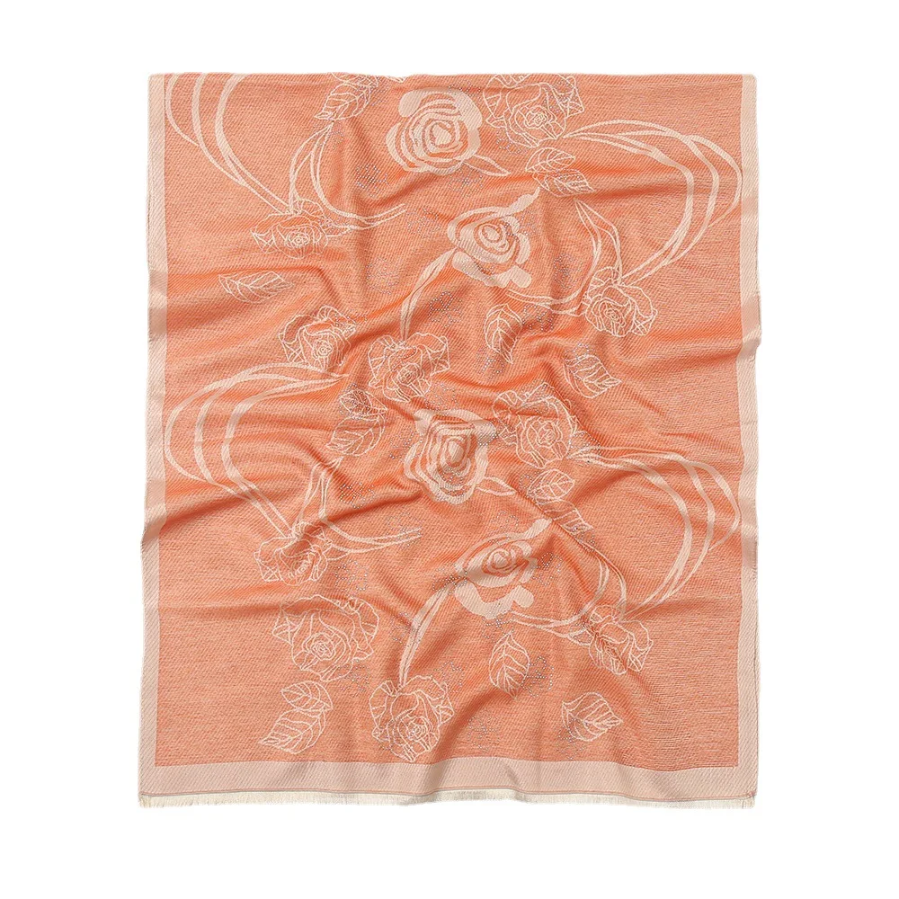 New Fashion Spain Brand Floral Diamond Cotton Scarf Shawl Autumn Wrap Hijab Lady Pashmina Viscose Foulards Muslim Stole 180*70Cm
New Fashion Spain Brand Floral Diamond Cotton Scarf Shawl Autumn Wrap Hijab Lady Pashmina Viscose Foulards Muslim Stole 180*70Cm
