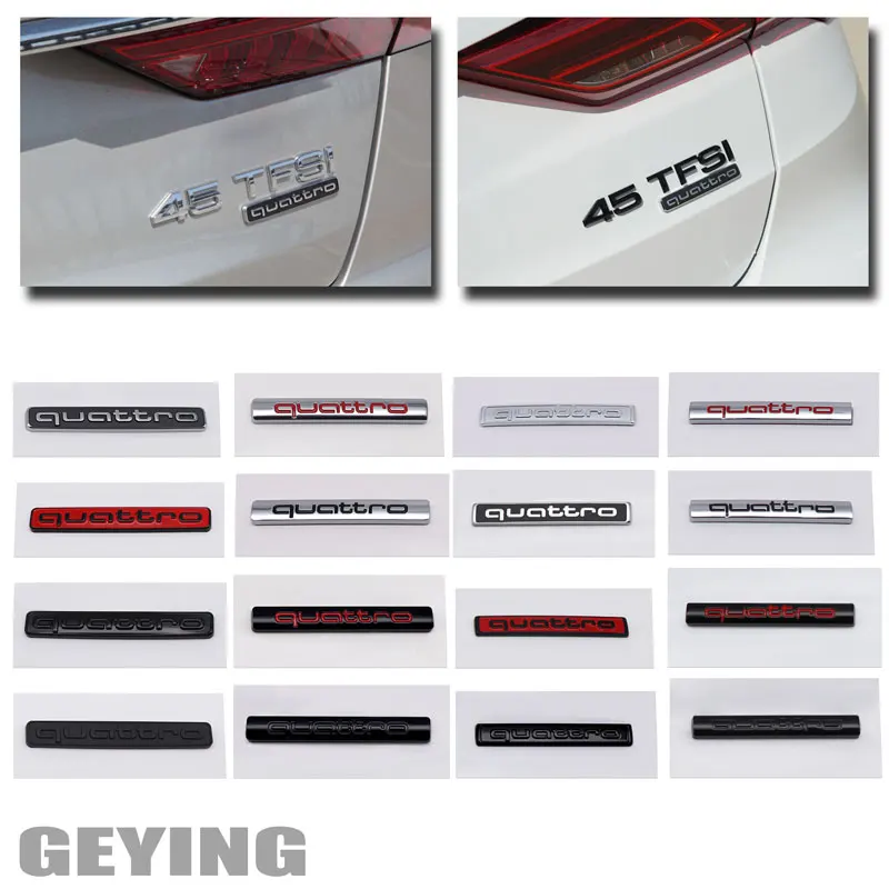 Multi Style ABS Car Sticker Fender Body Tailgate Badge Accessories For Audi A3 A4 A5 A6 A7 A8 Q3 Q5 Q7 S3 S4 S6 RS3 RS4 RS6 R8
Multi Style ABS Car Sticker Fender Body Tailgate Badge Accessories For Audi A3 A4 A5 A6 A7 A8 Q3 Q5 Q7 S3 S4 S6 RS3 RS4 RS6 R8