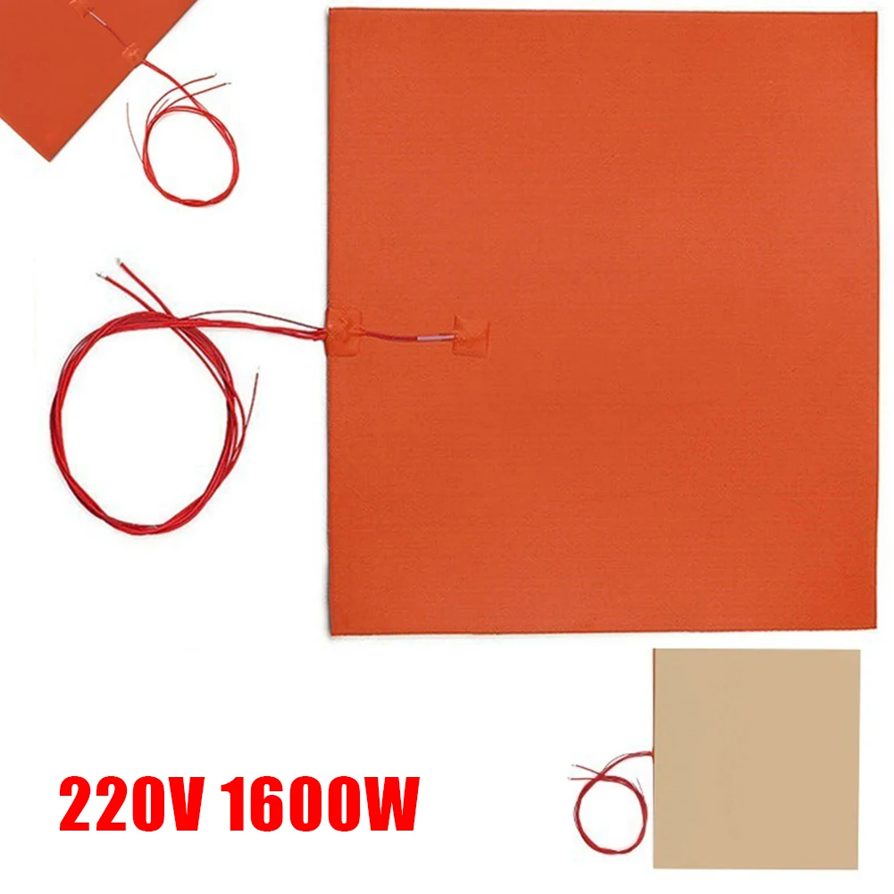 Engine Oil Tank Silicone Heater Pad 450*450mm 220V 1600W Silicone Heater Mat Pad For Printer Heated Bed Mat For Printer Hot Bed
Engine Oil Tank Silicone Heater Pad 450*450mm 220V 1600W Silicone Heater Mat Pad For Printer Heated Bed Mat For Printer Hot Bed