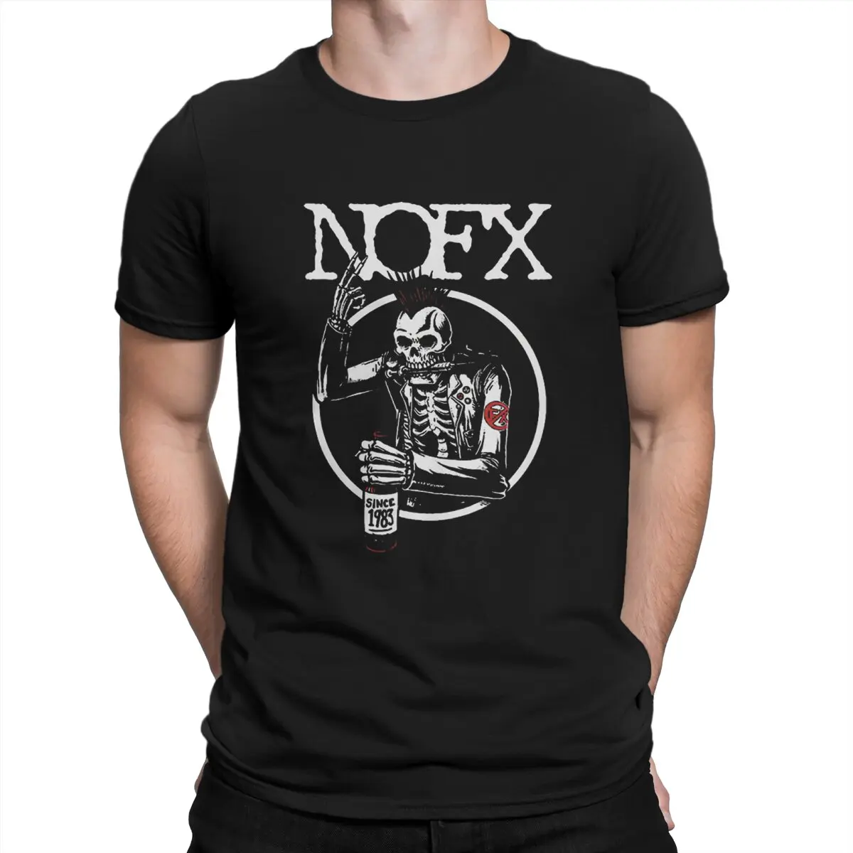 Футболка NOFX мужская с коротким рукавом, смешная тенниска из 100% хлопка с круглым вырезом, одежда на лето
Футболка NOFX мужская с коротким рукавом, смешная тенниска из 100% хлопка с круглым вырезом, одежда на лето