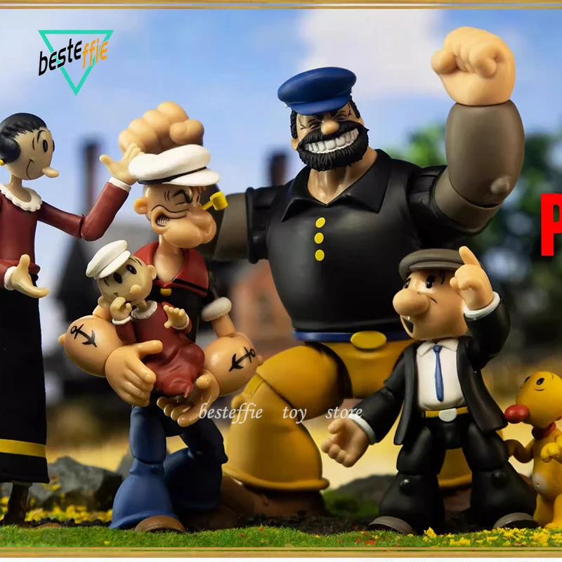 Popeye The Sailor Anime Figure Bfs 1/12 Movable Popeye Bluto Olive Oyl Wimp Pvc Action Figures Room Ornament Children Toys Gifts
Popeye The Sailor Anime Figure Bfs 1/12 Movable Popeye Bluto Olive Oyl Wimp Pvc Action Figures Room Ornament Children Toys Gifts
