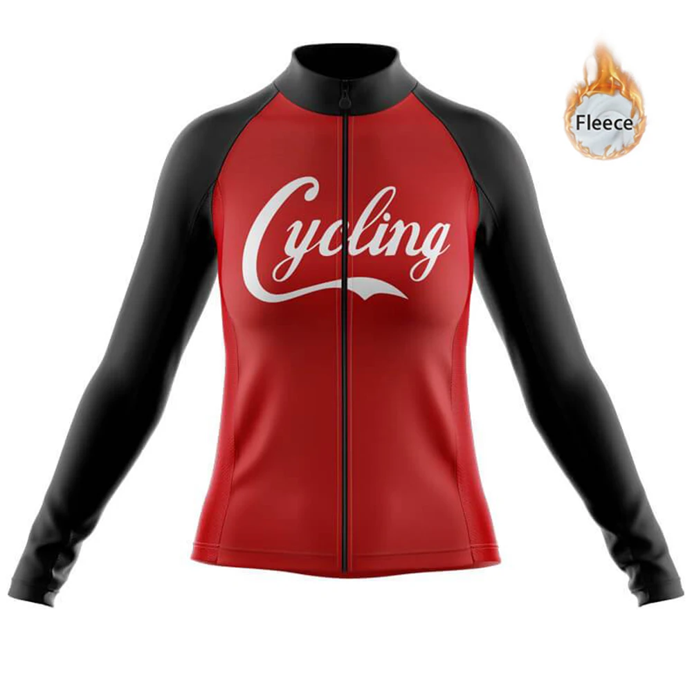 Women 2023 Enjoy Cycling Cycling Jersey Long Sleeve Winter Thermal Fleece Bicycle MTB Road Bike Clothing
Women 2023 Enjoy Cycling Cycling Jersey Long Sleeve Winter Thermal Fleece Bicycle MTB Road Bike Clothing