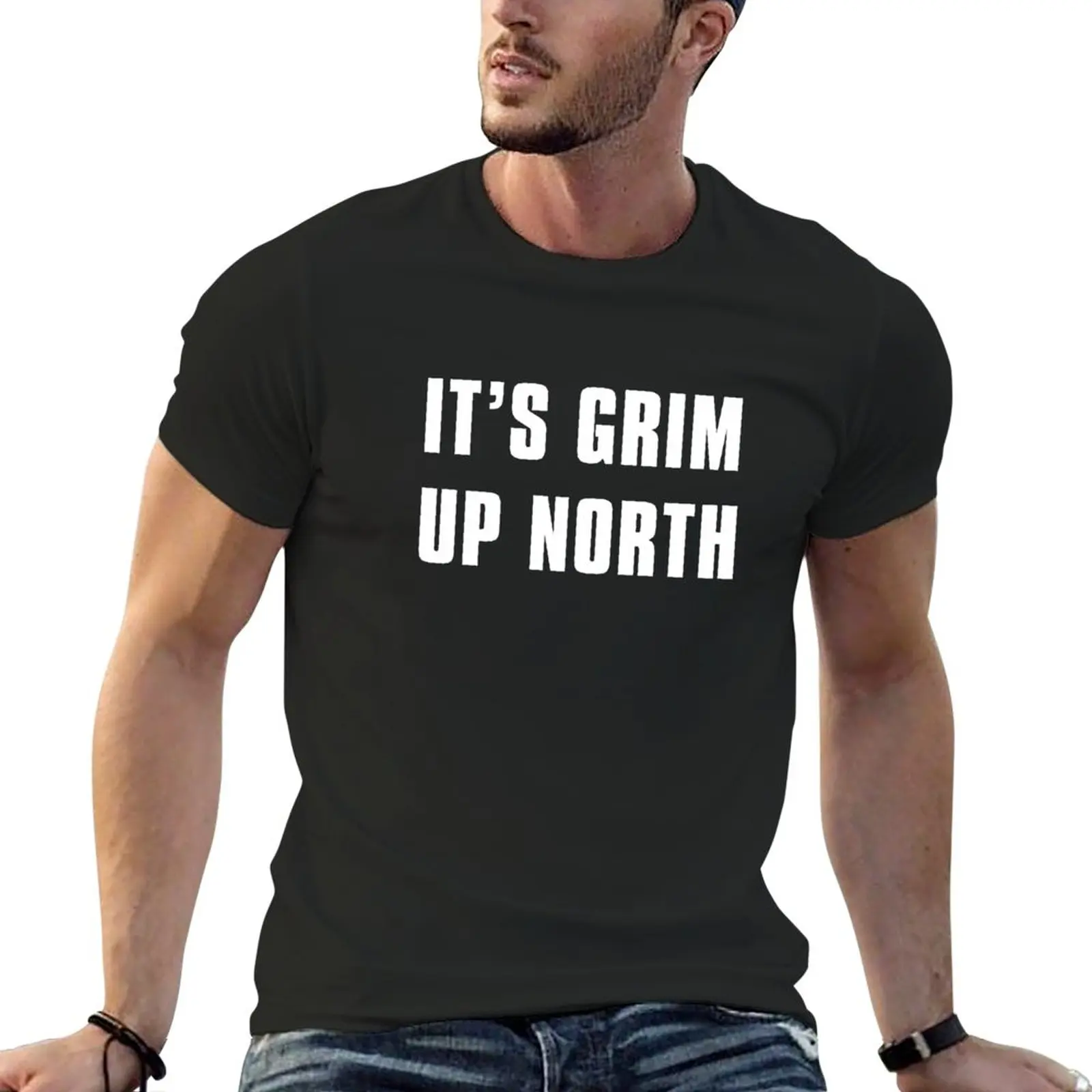 KLF It's Grim Up North T-Shirt animal prinfor boys blanks Short sleeve tee workout shirts for men
KLF It's Grim Up North T-Shirt animal prinfor boys blanks Short sleeve tee workout shirts for men
