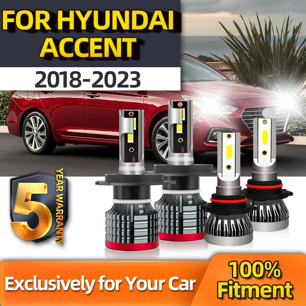 Crossfox 6000K 4x Lamp Car Headlight Bulb LED Auto Light 12V High&Low All In One H4 Fog Lamp 9006 For Hyundai Accent 2018-2023
Crossfox 6000K 4x Lamp Car Headlight Bulb LED Auto Light 12V High&Low All In One H4 Fog Lamp 9006 For Hyundai Accent 2018-2023
