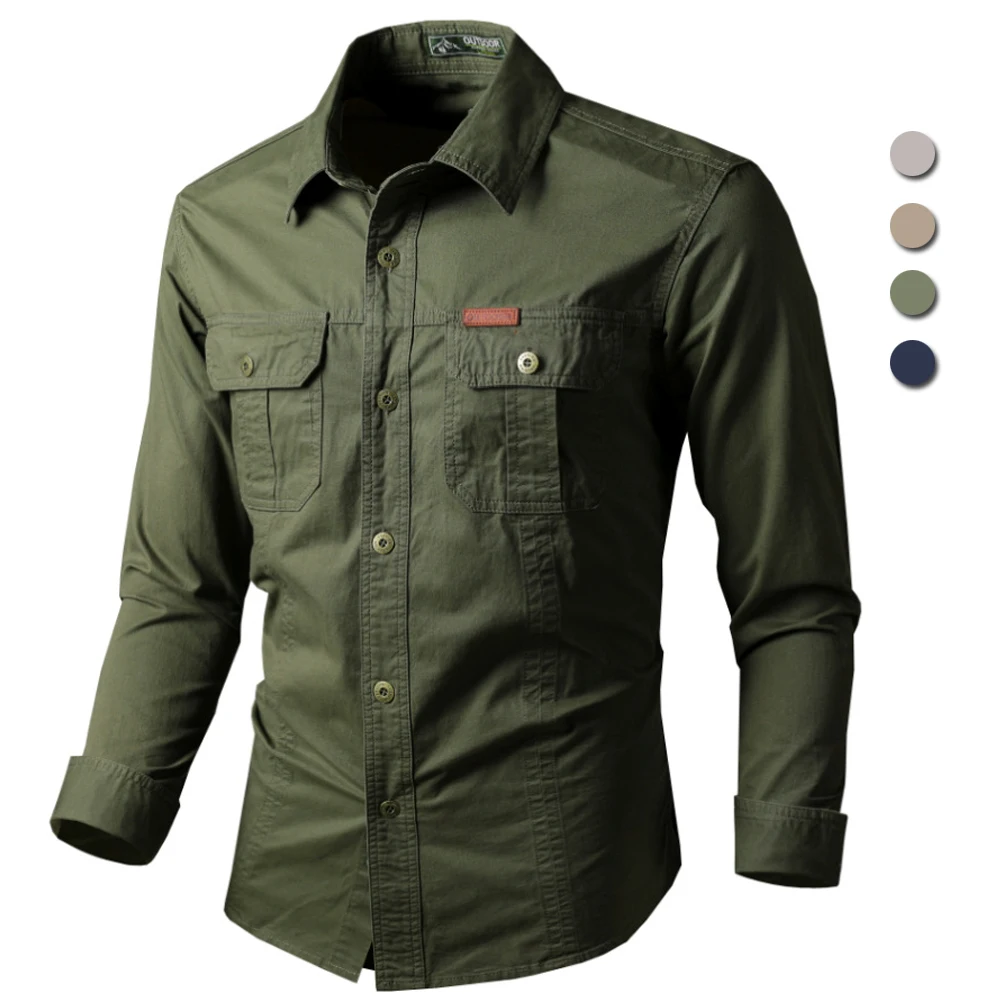 Shirt Men Long Sleeve Brand Army Casual Shirts 100% Cotton High Quality Plus Size 6XL Camisa Social Masculina New 2023
Shirt Men Long Sleeve Brand Army Casual Shirts 100% Cotton High Quality Plus Size 6XL Camisa Social Masculina New 2023