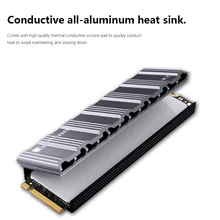 ALLOYSEED M.2-5 SSD NVMe Heat Sink Solid State Hard Disk Aluminum Heatsink with Thermal Pad PC Thermal Gasket for M2 2280 SSD
ALLOYSEED M.2-5 SSD NVMe Heat Sink Solid State Hard Disk Aluminum Heatsink with Thermal Pad PC Thermal Gasket for M2 2280 SSD