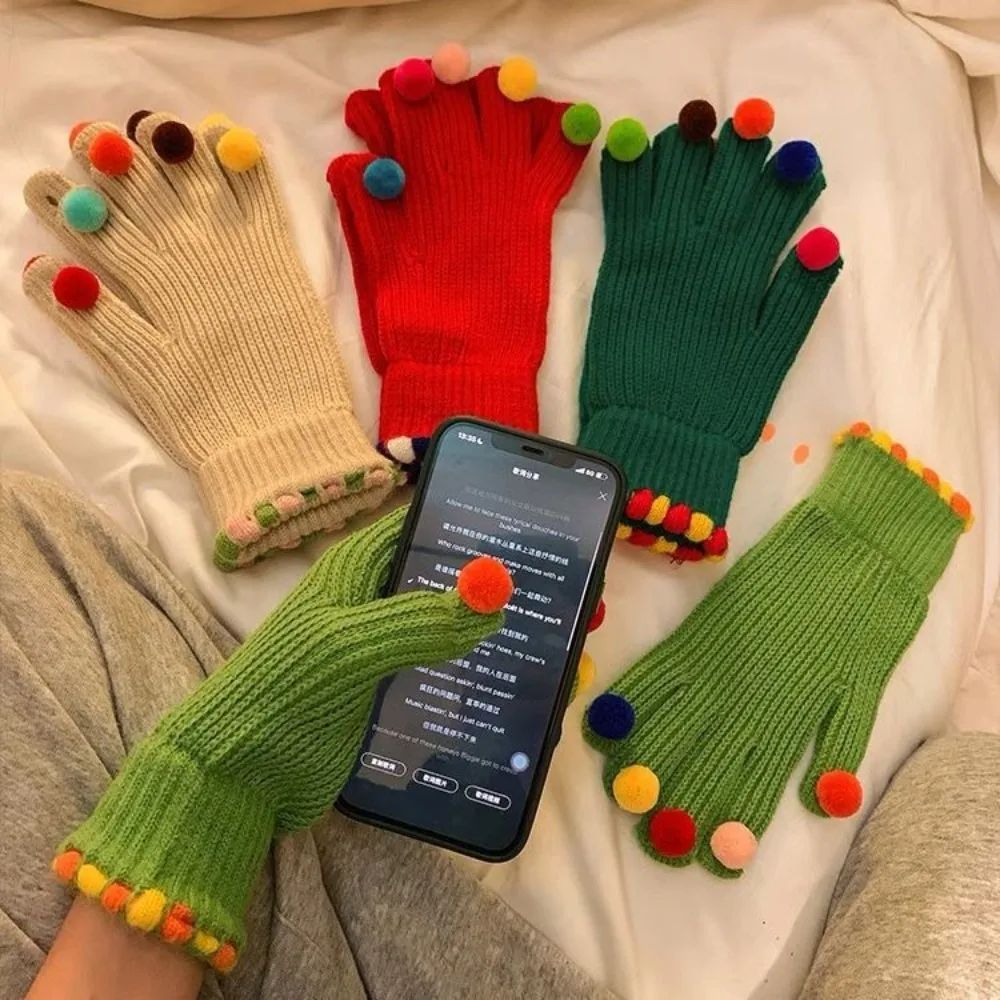 New Touch Screen Gloves for Playing Phone Women Winter Thicken Warm Knitted Stretch Gloves Full Finger Outdoor Skiing Gloves Y2K
New Touch Screen Gloves for Playing Phone Women Winter Thicken Warm Knitted Stretch Gloves Full Finger Outdoor Skiing Gloves Y2K