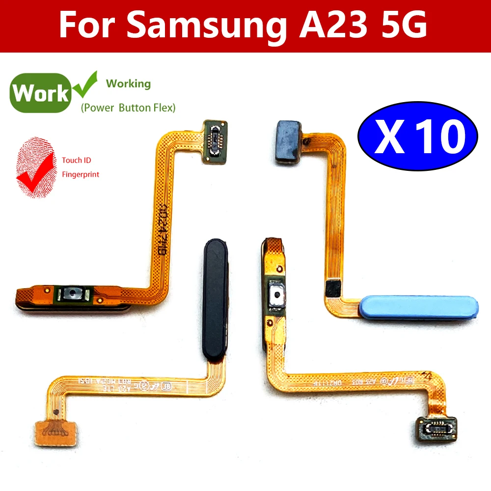 10 шт., гибкий ленточный кабель для датчика отпечатков пальцев для Samsung A23 5G A236B
10 шт., гибкий ленточный кабель для датчика отпечатков пальцев для Samsung A23 5G A236B