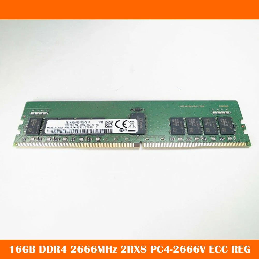 

1 шт. для Samsung 16 Гб DDR4 2666 МГц 2RX8 PC4-2666V ECC REG память высокого качества Быстрая доставка