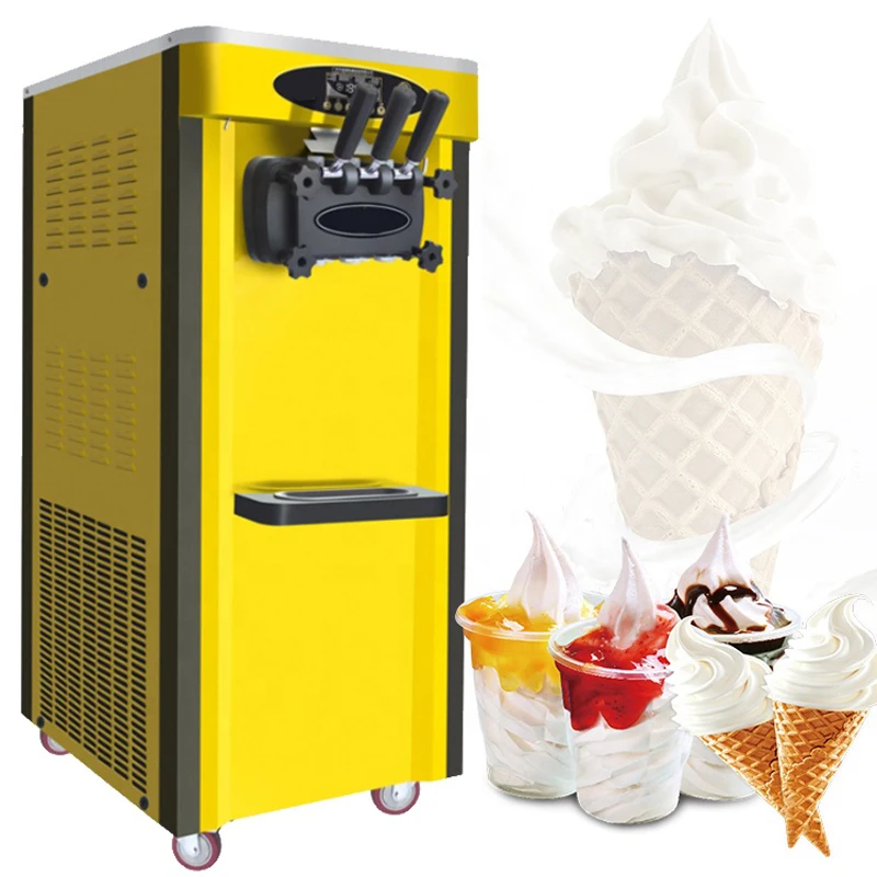 Electric 220/110V Soft Ice Cream Machine with 3 Different Flavors Fruit Freezer Soft Mixing Ice Cream Making Machine
Electric 220/110V Soft Ice Cream Machine with 3 Different Flavors Fruit Freezer Soft Mixing Ice Cream Making Machine