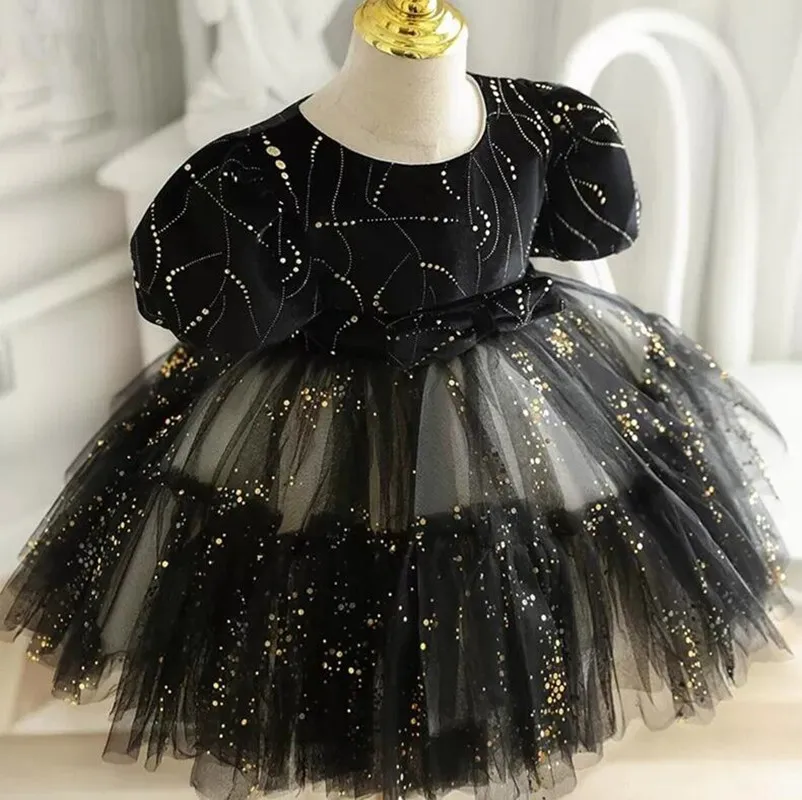 Black Tulle Baby Girl Dress Tiered Infant First Birthday Dress Glitter Sequins Princess Party Prom Christmas First Communion
Black Tulle Baby Girl Dress Tiered Infant First Birthday Dress Glitter Sequins Princess Party Prom Christmas First Communion