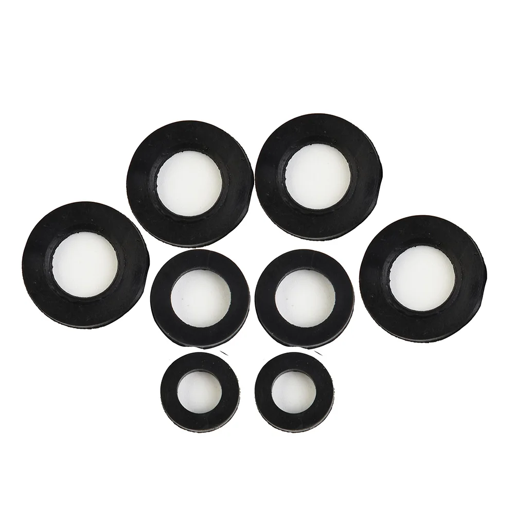 

21pcs Rubber Washers Tap Repair Bath Sink Basin Shower Seal Drip 3/8" 1/2" 3/4" Stop Water Flow Bathroom Accessories