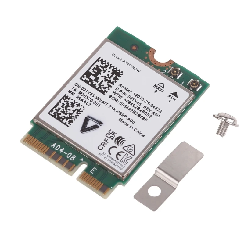 Advanced Gaming Solution Wifi Card AX1690i Killers WiFi 6E TriBands Card 2.4/5/6GHz Reliable Performances Wifi Adapter DXAC
Advanced Gaming Solution Wifi Card AX1690i Killers WiFi 6E TriBands Card 2.4/5/6GHz Reliable Performances Wifi Adapter DXAC