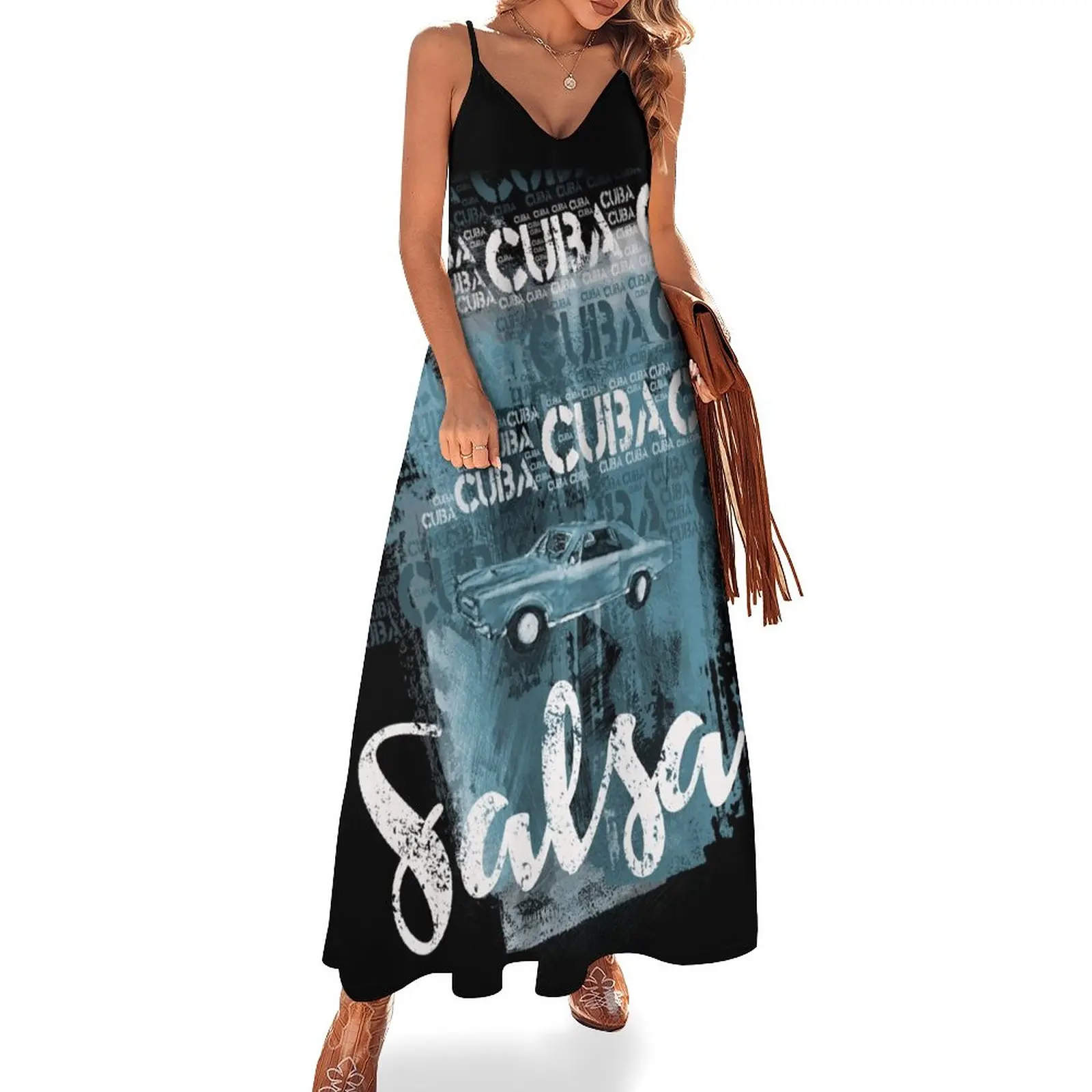 Cuba Salsa Havana classic car Sleeveless Dress women's clothing summer 2024 novelties ladies dresses for special occasion
Cuba Salsa Havana classic car Sleeveless Dress women's clothing summer 2024 novelties ladies dresses for special occasion