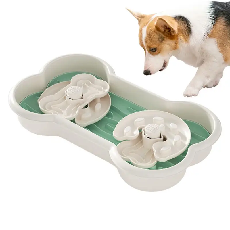 

Pet Dog Slow Feeder Bowl Removable Slow Eating Dog Bowl Interactive Dog Puzzle Feeder Slow Feeders For Dogs pet food accessories