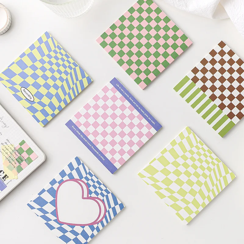 MOHAMM 30 PCS Check Pattern Grid Memo Pads for Notebooks Scrapbooks Cute School Supplies Planners
MOHAMM 30 PCS Check Pattern Grid Memo Pads for Notebooks Scrapbooks Cute School Supplies Planners