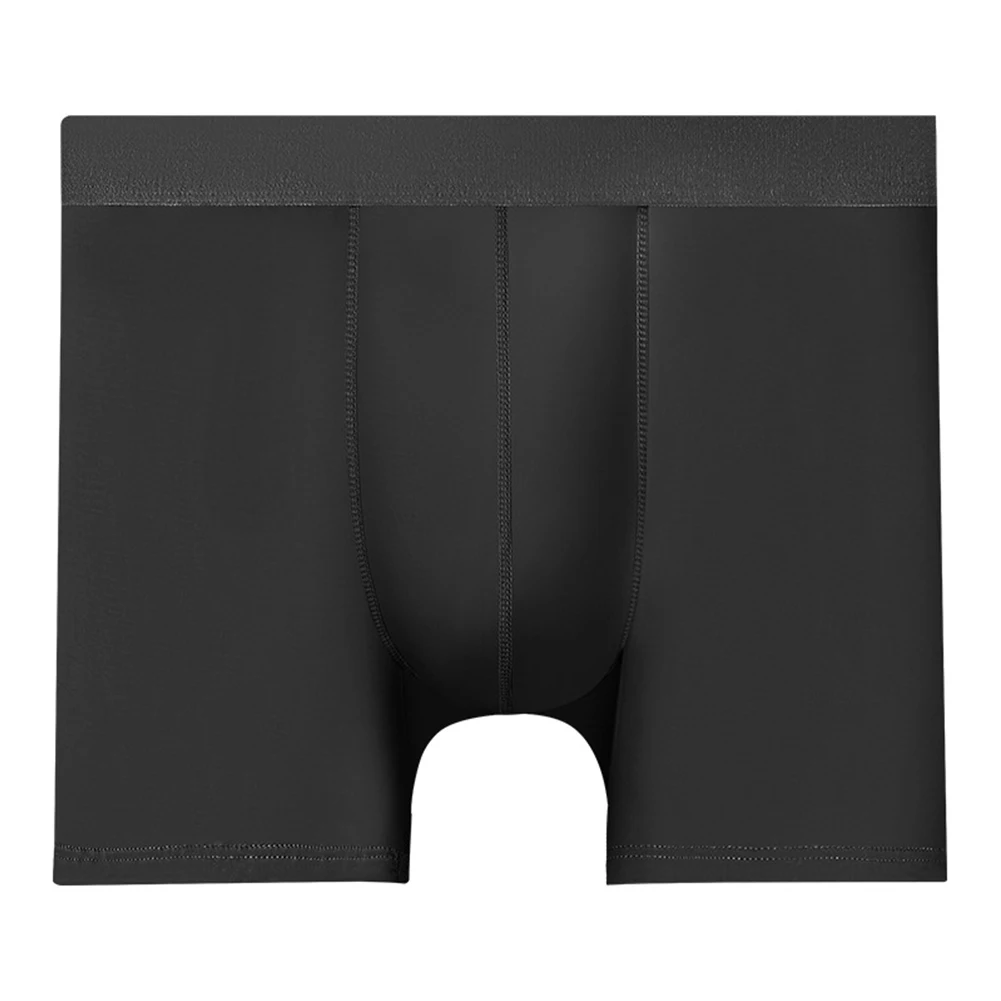 1pc Men Boxer Shorts Seamless Solid Color Men Ice Silk Underwear Boxer Briefs Shorts Bulge Pouch Underpants
1pc Men Boxer Shorts Seamless Solid Color Men Ice Silk Underwear Boxer Briefs Shorts Bulge Pouch Underpants
