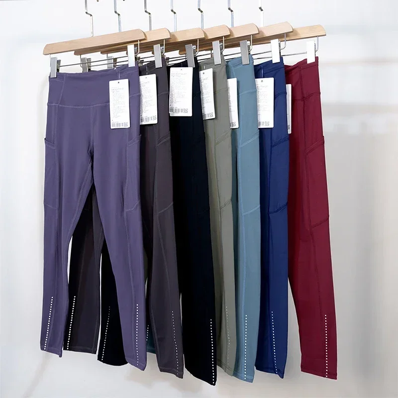 Lulu Women High Waist Side Drop-in Pocket Reflective Sports Leggings Gym Quick Dry Breathable Fitness Running Workout Yoga Pants
Lulu Women High Waist Side Drop-in Pocket Reflective Sports Leggings Gym Quick Dry Breathable Fitness Running Workout Yoga Pants