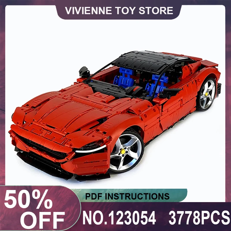 New MOC-123054 Super Sports Hypercar Model Compatible 42143 Buidling Bricks Educational Puzzle Toys Birthday Gifts For Kids
New MOC-123054 Super Sports Hypercar Model Compatible 42143 Buidling Bricks Educational Puzzle Toys Birthday Gifts For Kids