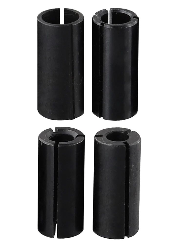 4pcs Router Bit Adapter Collet Milling Cutter Conversion Chuck Reducing Sleeve Carbon Steel Adapter 12.7mm To 6/6.35/8/10
4pcs Router Bit Adapter Collet Milling Cutter Conversion Chuck Reducing Sleeve Carbon Steel Adapter 12.7mm To 6/6.35/8/10