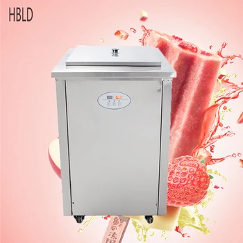 상업용 아이스크림 자동 수동 아이스바 기계, 빠른 냉동 과일 더블 몰드