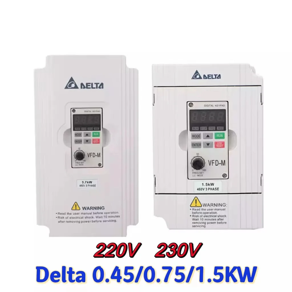 New origina VFD-M series l VFD004M21A VFD015M21A 220V /380V 0.4KW / 0.75kw /1.5kw /2.2kw /3.7kw /5.5kwinverter
New origina VFD-M series l VFD004M21A VFD015M21A 220V /380V 0.4KW / 0.75kw /1.5kw /2.2kw /3.7kw /5.5kwinverter