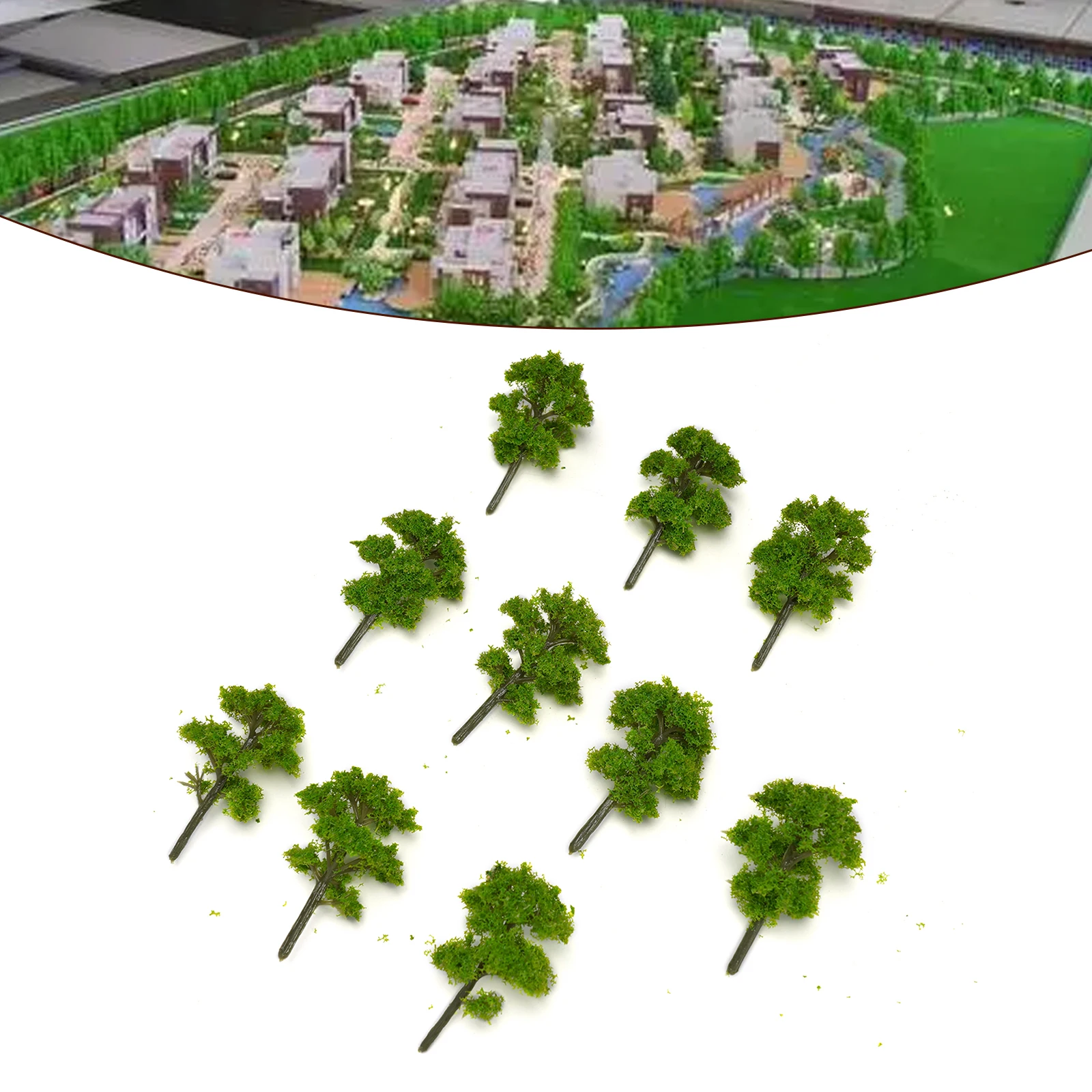 10PC 7/9cm Trees Model Garden Wargame Train Railway Architectural Scenery Layout Decoration Building Landscape Micro Accessories
10PC 7/9cm Trees Model Garden Wargame Train Railway Architectural Scenery Layout Decoration Building Landscape Micro Accessories