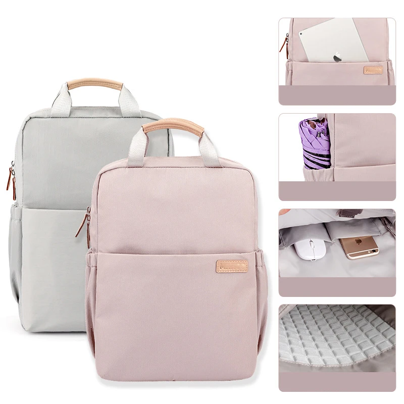 New Lightweight Simple Waterproof Large Capacity 14 15.6 Inch Laptop Backpack Female Travel Bag Backpacks Solid Color Bookbag
New Lightweight Simple Waterproof Large Capacity 14 15.6 Inch Laptop Backpack Female Travel Bag Backpacks Solid Color Bookbag