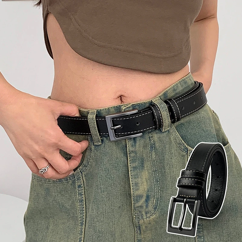 Simple Black PU Leather For Men Women Metal Pin Buckle All-match New Adjustable Long Waistbands Unisex Jeans Pants Straps
Simple Black PU Leather For Men Women Metal Pin Buckle All-match New Adjustable Long Waistbands Unisex Jeans Pants Straps