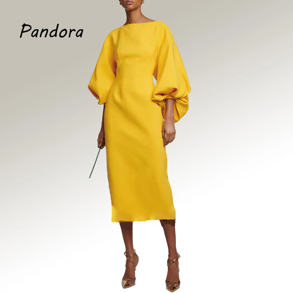 Pandora 2024 Simple Saudi Arabian women's formal occasion evening dress with tea-length boat collar Birthday prom party dress
Pandora 2024 Simple Saudi Arabian women's formal occasion evening dress with tea-length boat collar Birthday prom party dress