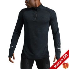 

Men Mock Neck Raglan Sleeve Colorblock Tee shirt Turtleneck Zipper sweat-proof T-shirt Sports Fitness Running Casual Clothes