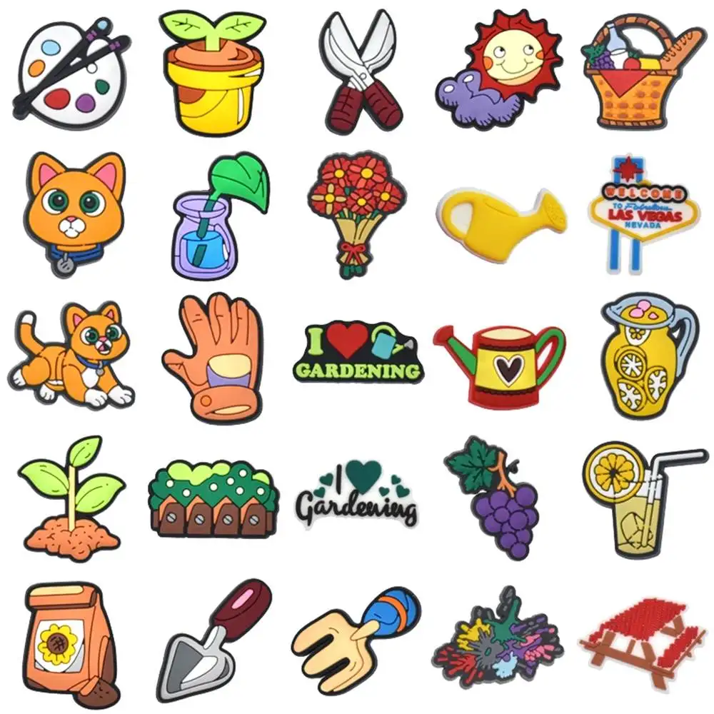 Hot Sale 1pcs PVC Shoe Charms for Crocs Accessories Gardening Badge Women Clogs Buckle Kids Pins Decoration Jeans Party Favors 
Hot Sale 1pcs PVC Shoe Charms for Crocs Accessories Gardening Badge Women Clogs Buckle Kids Pins Decoration Jeans Party Favors
