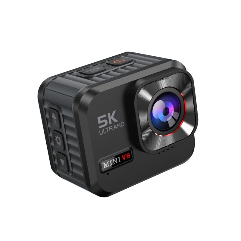 5K 30FPS мини Экшн-камера с Wi-Fi экран 1,54 дюйма 160 ° широкоугольный экшн-видеорегистратор LP68 водонепроницаемый
5K 30FPS мини Экшн-камера с Wi-Fi экран 1,54 дюйма 160 ° широкоугольный экшн-видеорегистратор LP68 водонепроницаемый