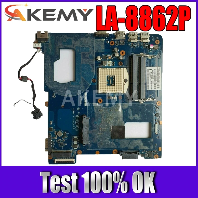 Материнская плата AKemy для ноутбука Samsung NP-350V5C 350V5X системная QCLA4 LA-8862P HM76 DDR3 100%