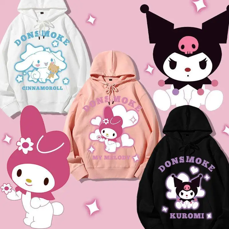 Sanrio Hello Kitty Cinnamoroll Kuromi My melody fashionable kawaii sweatshirt for women autumn pure cotton bestie new jacket
Sanrio Hello Kitty Cinnamoroll Kuromi My melody fashionable kawaii sweatshirt for women autumn pure cotton bestie new jacket