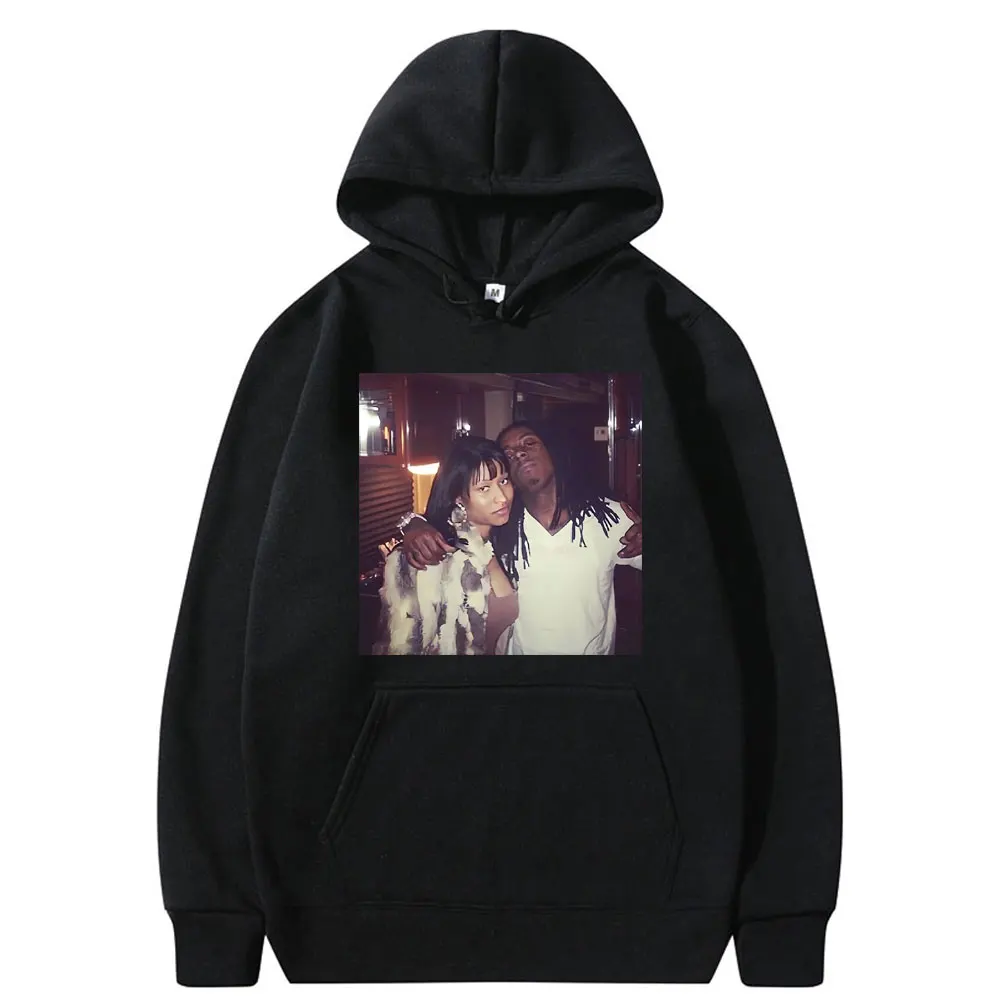 

Hip Hop Rapper Lil Wayne and Nicki Minaj Mugshot Hoodie Men Women Casual Vintage Oversized Sweatshirt Male Fashion Loose Hoodies