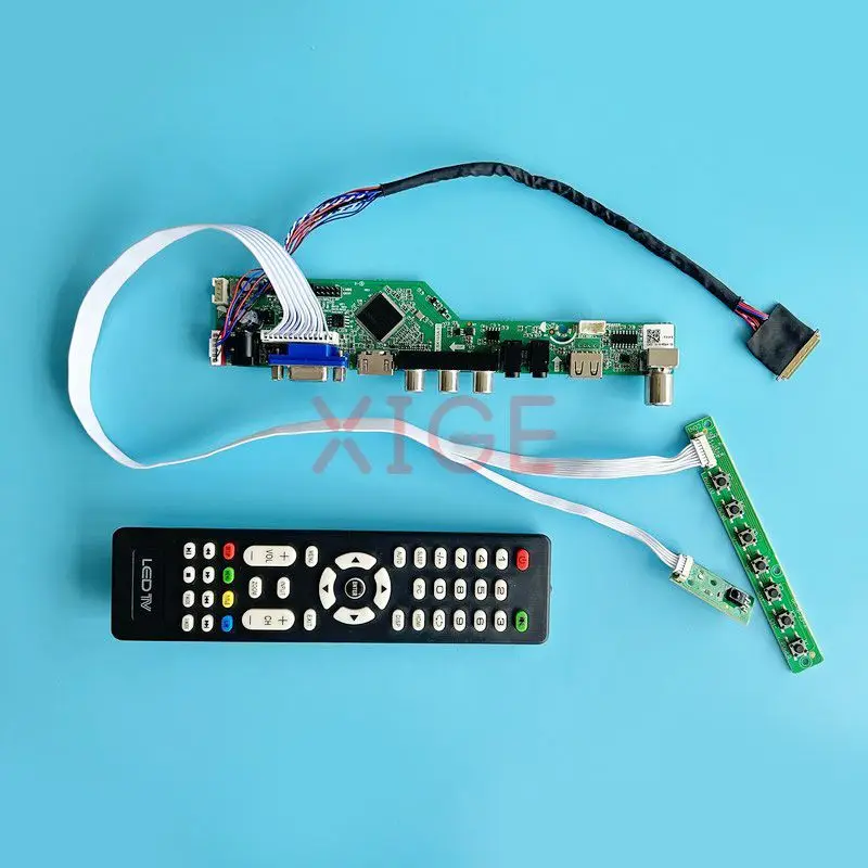 For LP156WD1 N156O6 B156RW01 LCD Controller Driver Board Kit 1600*900 Laptop Screen 15.6" 40 Pin LVDS Analog TV VGA+HDMI+AV+USB
For LP156WD1 N156O6 B156RW01 LCD Controller Driver Board Kit 1600*900 Laptop Screen 15.6" 40 Pin LVDS Analog TV VGA+HDMI+AV+USB