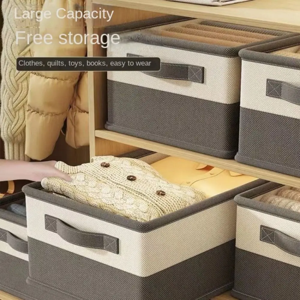 Stitching Underwear Bra Storage Box Multifunction Foldable T-Shirt Sweater Storage Cabinet Large Capacity Fabric
Stitching Underwear Bra Storage Box Multifunction Foldable T-Shirt Sweater Storage Cabinet Large Capacity Fabric