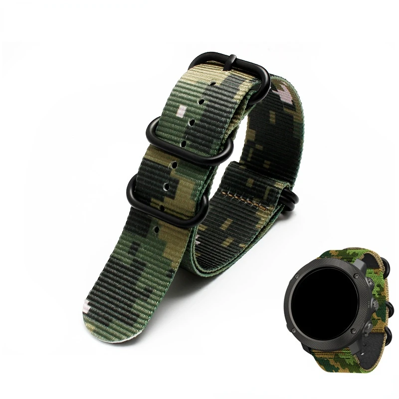 for Suunto 9 Baro 7 D5 Sparta Men Watchband Outdoor Waterproof Replacement Bracelet Belt 24mm Sport camouflage nylon Strap
for Suunto 9 Baro 7 D5 Sparta Men Watchband Outdoor Waterproof Replacement Bracelet Belt 24mm Sport camouflage nylon Strap