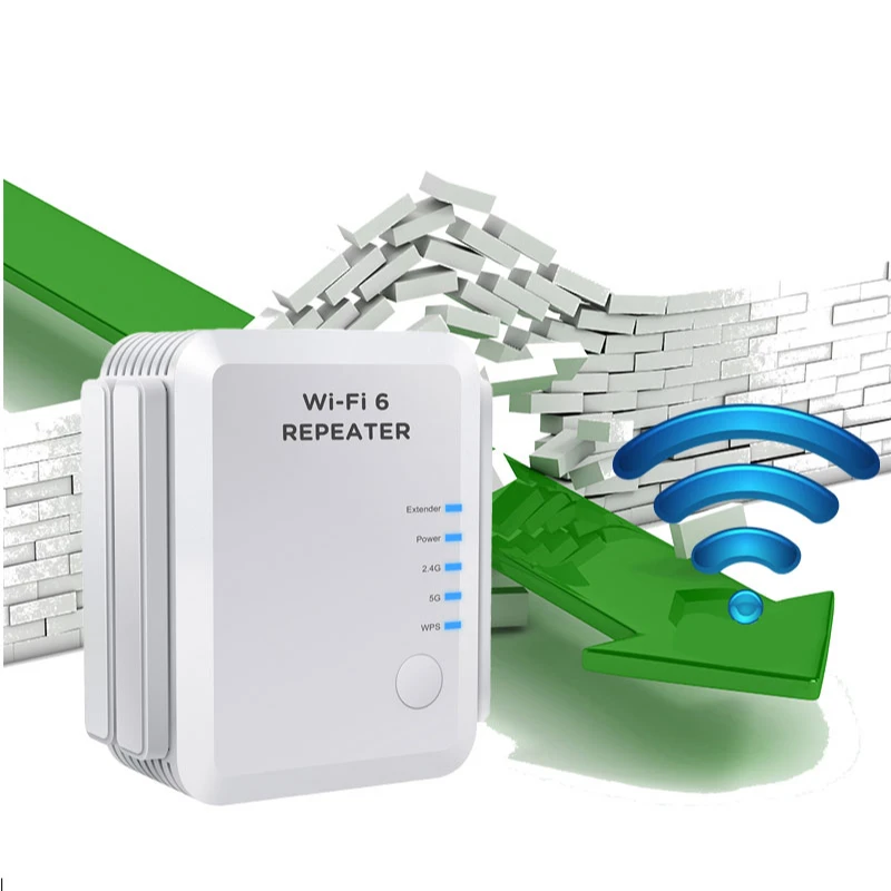 1800Mbps High Speed 2023 Rohs Wifi Repeater for Home Repetidor 4G Signal Dual Band Wifi 6 1800mbps Repeater
1800Mbps High Speed 2023 Rohs Wifi Repeater for Home Repetidor 4G Signal Dual Band Wifi 6 1800mbps Repeater