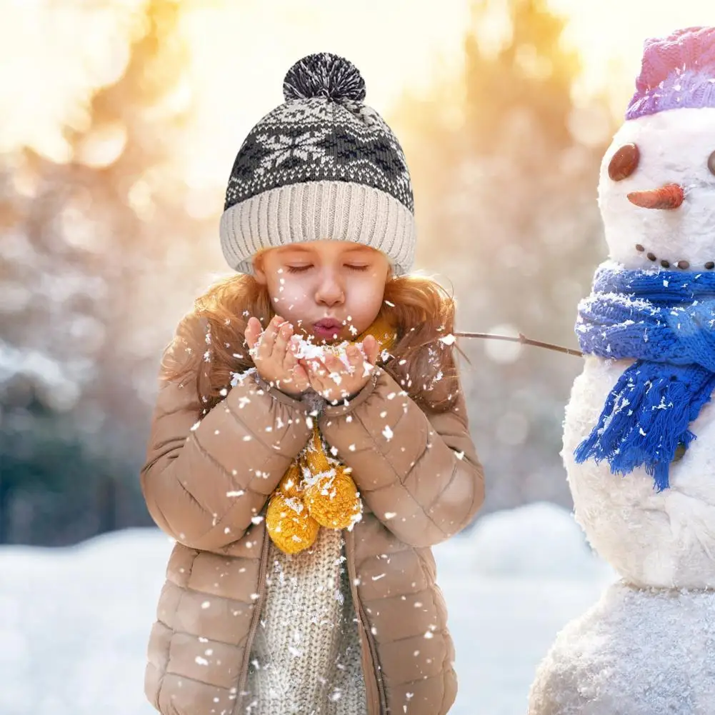 3 Pcs/Set Children Hat Scarf Gloves Set Outdoor Playing Neck Warp Thick Knitted Elastic Soft Cold Resistant Geometric Print
3 Pcs/Set Children Hat Scarf Gloves Set Outdoor Playing Neck Warp Thick Knitted Elastic Soft Cold Resistant Geometric Print