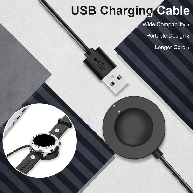 

Smartwatch Charger USB Magnetic Fast Charging Cable Dock Charger Adapter For Diesel DZT2002-15 ForArmani ART5020 19 17 08 07