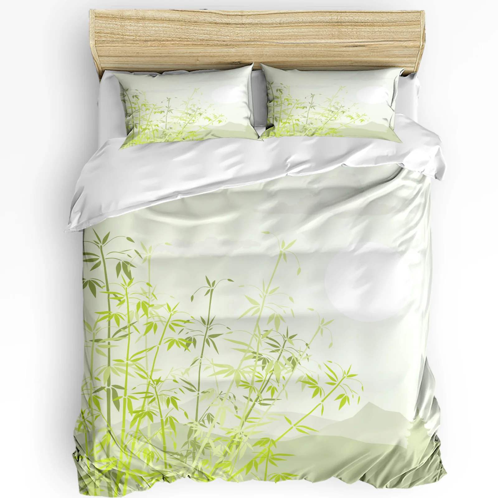Chinese Style Bamboo Green Bedding Set 3pcs Boys Girls Duvet Cover Pillowcase Kids Adult Quilt Cover Double Bed Set Home Textile
Chinese Style Bamboo Green Bedding Set 3pcs Boys Girls Duvet Cover Pillowcase Kids Adult Quilt Cover Double Bed Set Home Textile