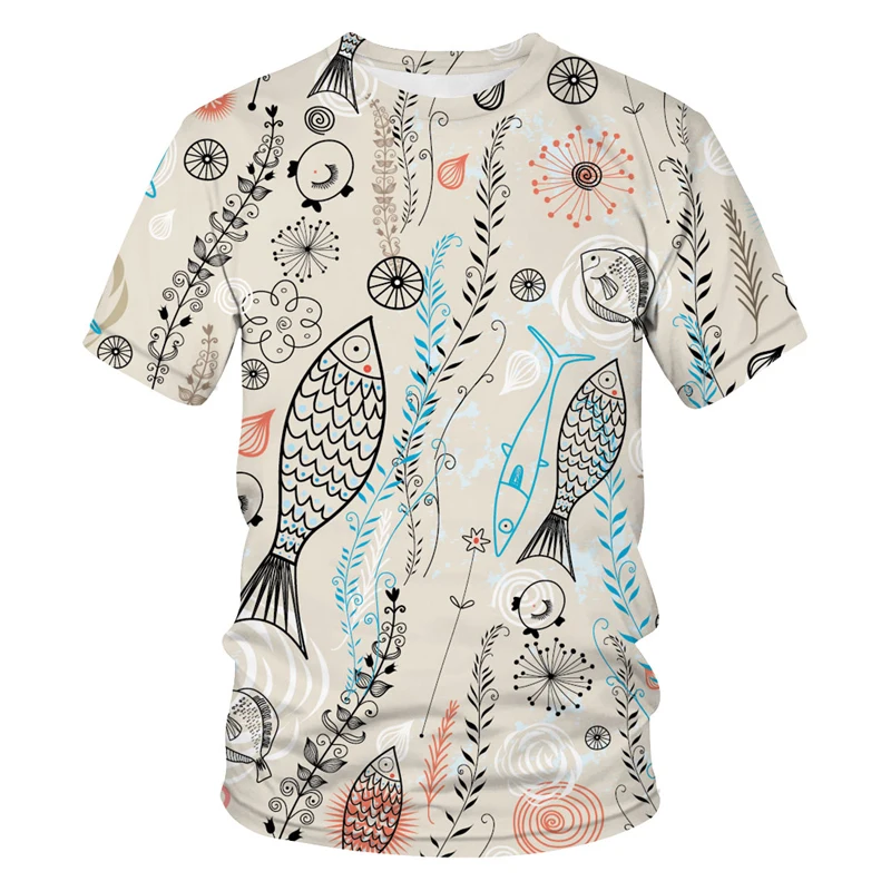 New Cartoon Fish 3D Printing T-shirt Personalized Casual Short Sleeve O-Neck Fashion Men/Women T-shirt Large Shirt
New Cartoon Fish 3D Printing T-shirt Personalized Casual Short Sleeve O-Neck Fashion Men/Women T-shirt Large Shirt