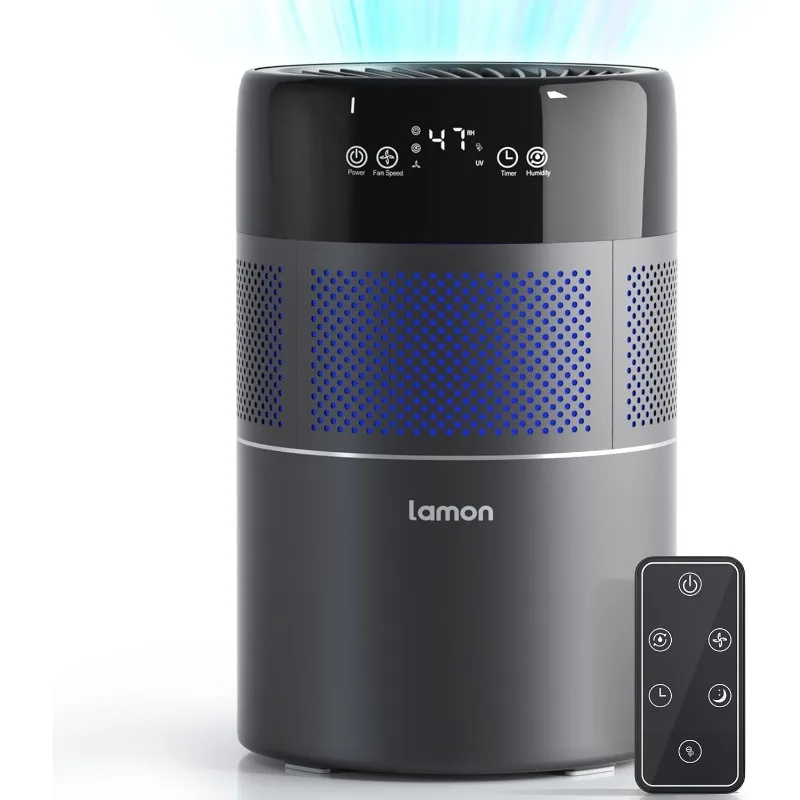 Lamon® Humidifiers for Bedroom, 400ML/H Rapid Evaporative Humidifier, Air Purifier with Anion& Filter for Large Room
Lamon® Humidifiers for Bedroom, 400ML/H Rapid Evaporative Humidifier, Air Purifier with Anion& Filter for Large Room