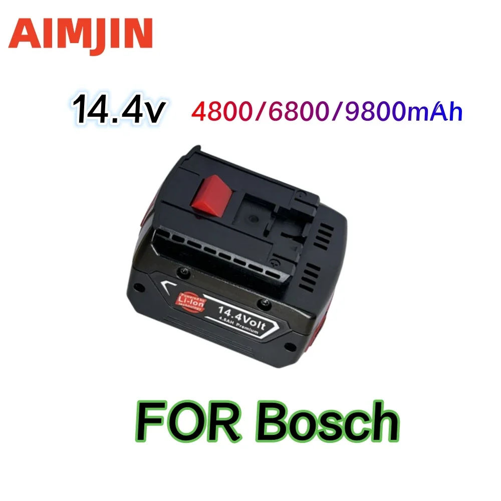 14.4V 4.8/6.8/9.8ah Rechargeable Li-ion Battery cell pack for BOSCH cordless Electric drill screwdriver BAT607,BAT607G,BAT614G
14.4V 4.8/6.8/9.8ah Rechargeable Li-ion Battery cell pack for BOSCH cordless Electric drill screwdriver BAT607,BAT607G,BAT614G