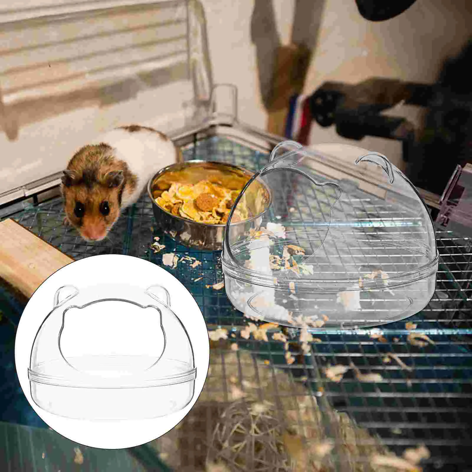 Hamster Bathroom Pet Bathtub Small Washing Basin Plastic Transparent Container Guinea Pig
Hamster Bathroom Pet Bathtub Small Washing Basin Plastic Transparent Container Guinea Pig