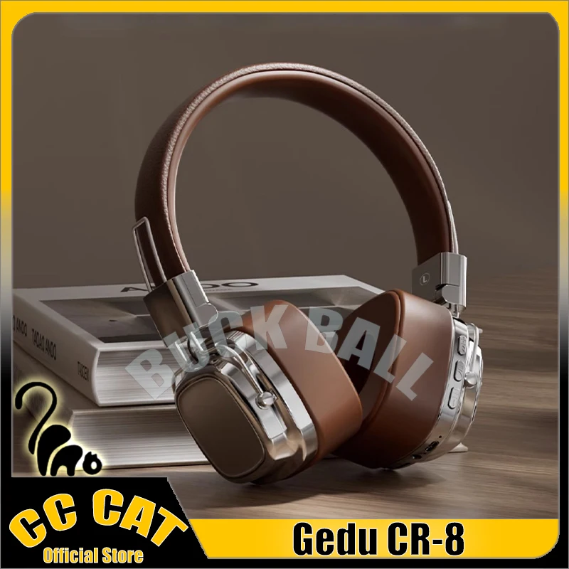 

Gedu CR-8 Retro Wireless Bluetooth Headphone Over Ear Headsets Foldable Earphone Long Endurance Noise Reduction Gamer Earphones