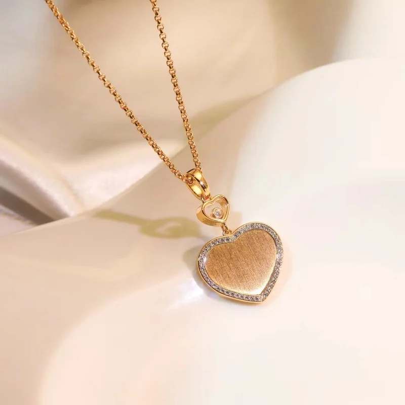 Noble Lasha Heart Zircon Pendant Necklace Original High Quality Logo Fashion Delicate Women's Wedding Couple Holiday Gift
Noble Lasha Heart Zircon Pendant Necklace Original High Quality Logo Fashion Delicate Women's Wedding Couple Holiday Gift