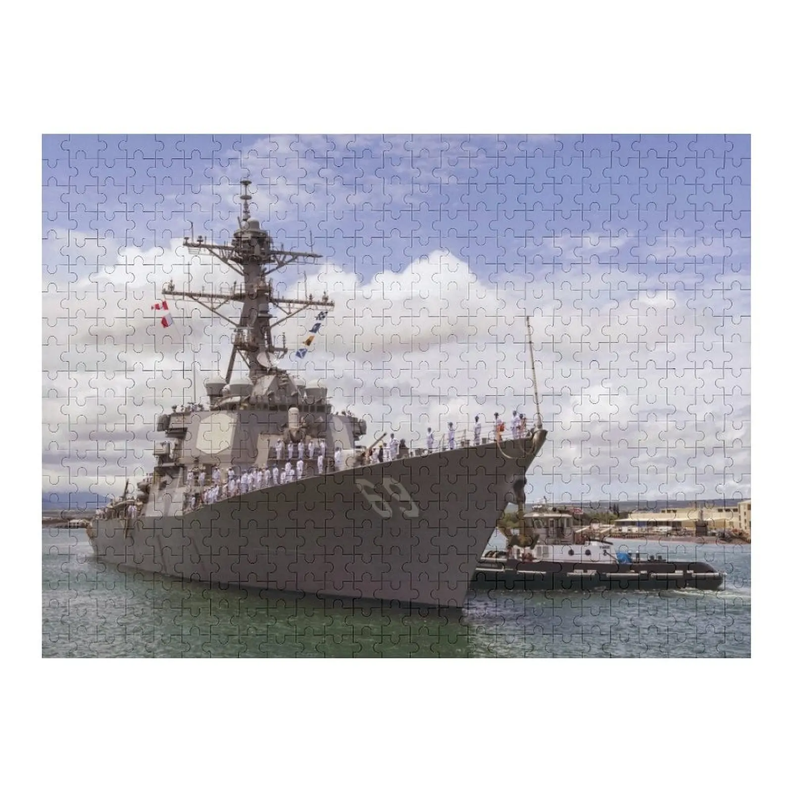 

USS MILIUS (DDG-69) SHIP'S STORE Jigsaw Puzzle Baby Wooden Wooden Jigsaws For Adults Custom Photo Personalized Toy Puzzle